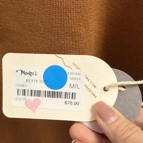 Kerisma Women's Tan Muscle Tee - Picture 5 of 5